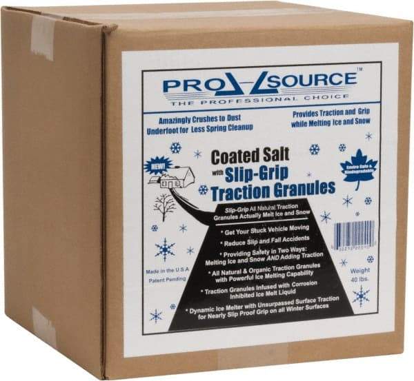 PRO-SOURCE - 40 Lb Box Sodium Chloride Pellets - Comes in Box - USA Tool & Supply