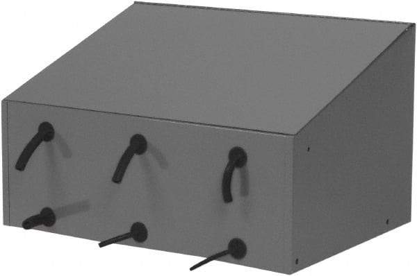 Durham - Gray Spool Cabinet - 21" Wide x 13" High x 16" Deep, Steel - USA Tool & Supply