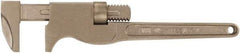 Ampco - 10" Aluminum Bronze Alloy Monkey Wrench - 1-7/8" Pipe Capacity - USA Tool & Supply