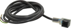 Parker - Solenoid Valve Lighted 3 Pin Connector - Use with B Series Body Ported Valves - USA Tool & Supply