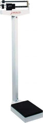 Detecto - Beam Display, 400 Lb. Capacity, Eye-Level Mechanical Beam Scale without Height Rod - 4 Ounce Graduation, 59" High, 10-1/2" Platform Length x 14-1/2" Width - USA Tool & Supply