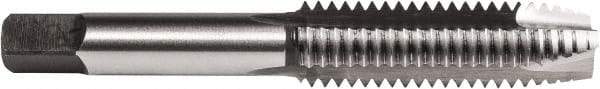 Union Butterfield - 5/8-11 UNC, 3 Flute, Bright Finish, High Speed Steel Spiral Point Tap - Plug Chamfer, Right Hand Thread, 3-13/16" OAL, 1-13/16" Thread Length, 0.48" Shank Diam, Series 1585OV - Exact Industrial Supply