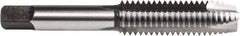 Union Butterfield - 7/16-14 UNC, 3 Flute, Bright Finish, High Speed Steel Spiral Point Tap - Plug Chamfer, Right Hand Thread, 3-5/32" OAL, 1-7/16" Thread Length, 0.323" Shank Diam, Series 1585OV - Exact Industrial Supply
