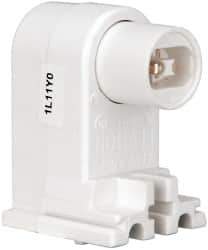 Leviton - 2 Pin, 600 VAC, 660 Watt, Pedestal Base, Pedestal Lamp Holder - Fluorescent, Screw Mounted - USA Tool & Supply