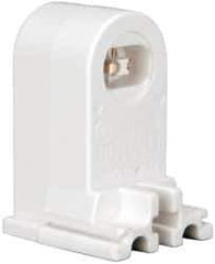 Leviton - 2 Pin, 600 VAC, 660 Watt, Pedestal Base, Pedestal Lamp Holder - Fluorescent, Screw Mounted - USA Tool & Supply