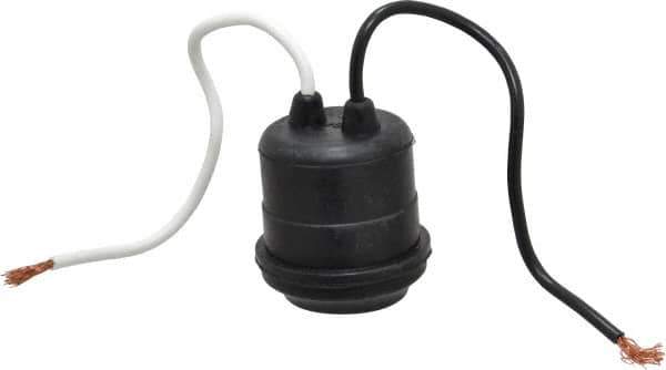 Pass & Seymour - 250 VAC, 660 Watt, Medium Base, Keyless Lamp Holder - 1-3/4 Inch High, Incandescent - USA Tool & Supply