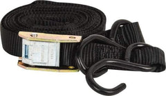Erickson Manufacturing - 15' Long x 1" Wide, 750 Lb Basket Capacity, 750 Lb Vertical Capacity, Nylon Web Sling - Black - USA Tool & Supply