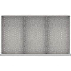 LISTA - 3-Compartment Drawer Divider Layout for 3.15" High Drawers - USA Tool & Supply