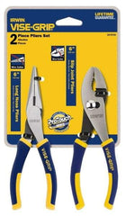 Irwin - 2 Piece Plier Set - Comes in Display Card - USA Tool & Supply