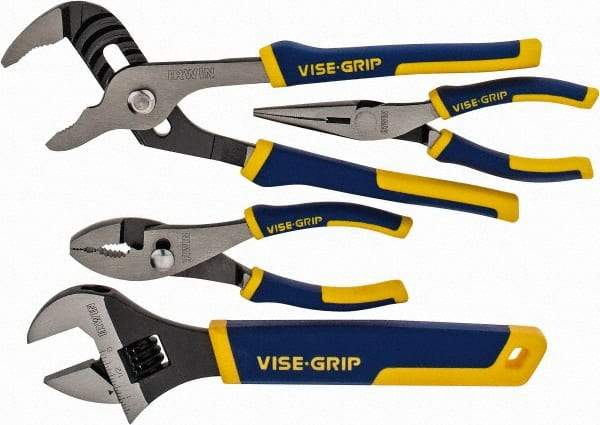 Irwin - 4 Piece Plier Set - Comes in Display Card - USA Tool & Supply