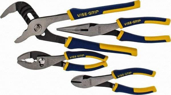 Irwin - 4 Piece Plier Set - Comes in Tray - USA Tool & Supply