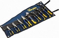 Irwin - 8 Piece Plier Set - Comes in Tool Roll - USA Tool & Supply