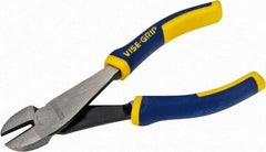 Irwin - 6" OAL, Diagonal Cutter - 13/16" Jaw Length x 13/16" Jaw Width, Oval Head, ProTouch Handle - USA Tool & Supply