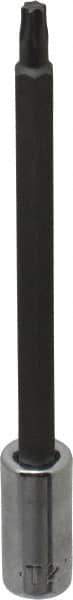 SK - 1/4" Drive, T25 Torx Bit Socket - 4" OAL, Long Torx Bit Socket - USA Tool & Supply