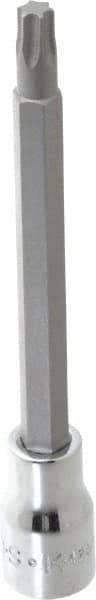 SK - 3/8" Drive, T40 Torx Bit Socket - 4" OAL, Long Torx Bit Socket - USA Tool & Supply