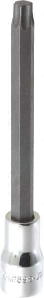 SK - 3/8" Drive, T45 Torx Bit Socket - 4" OAL, Long Torx Bit Socket - USA Tool & Supply