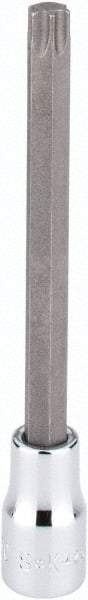 SK - 3/8" Drive, T50 Torx Bit Socket - 4" OAL, Long Torx Bit Socket - USA Tool & Supply