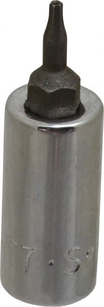 SK - 1/4" Drive, T7 Hand Torx Bit Socket - USA Tool & Supply