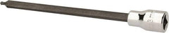 SK - 3/8" Drive, 3mm Hex Bit Socket - 6" OAL, 5" Bit Length, Long Ball End Hex Bit Socket - USA Tool & Supply