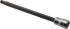 SK - 3/8" Drive, 7mm Hex Bit Socket - 6" OAL, 5" Bit Length, Long Ball End Hex Bit Socket - USA Tool & Supply