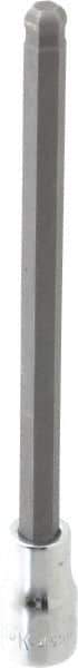 SK - 3/8" Drive, 8mm Hex Bit Socket - 6" OAL, 5" Bit Length, Long Ball End Hex Bit Socket - USA Tool & Supply