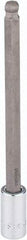 SK - 3/8" Drive, 9mm Hex Bit Socket - 6" OAL, 5" Bit Length, Long Ball End Hex Bit Socket - USA Tool & Supply