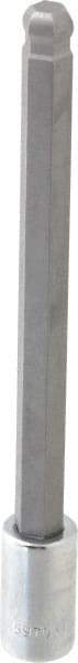 SK - 3/8" Drive, 10mm Hex Bit Socket - 6" OAL, 5" Bit Length, Long Ball End Hex Bit Socket - USA Tool & Supply