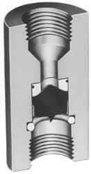 Plast-O-Matic - 1/4" Pipe, 120 Max psi, 1.5 GPM, Sandwich Flow Control Valve - EPDM Seal - USA Tool & Supply