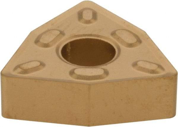 Kennametal - WNMG432 P Grade KC850 Carbide Turning Insert - TiC/TiCN/TiN Finish, 80° Trigon, 1/2" Inscr Circle, 3/16" Thick, 1/32" Corner Radius - USA Tool & Supply
