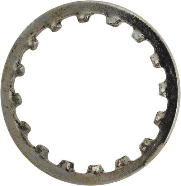 Value Collection - 3/8" Screw, 0.391" ID, Steel Internal Tooth Lock Washer - 0.507" OD, Zinc-Plated, Grade 1075 - USA Tool & Supply