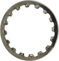 Value Collection - 3/8" Screw, 0.391" ID, Steel Internal Tooth Lock Washer - 0.507" OD, Zinc-Plated, Grade 1075 - USA Tool & Supply