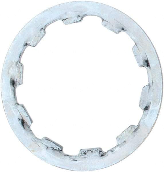 Value Collection - 5/8" Screw, 0.659" ID, Steel Internal Tooth Lock Washer - 0.883" OD, Zinc-Plated, Grade 1075 - USA Tool & Supply