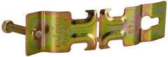 Thomas & Betts - 3/4" Pipe, 14 Gauge" Pipe or Conduit Clamp - Gold Galvanized, 600 Lb Capacity, All Conduit - USA Tool & Supply