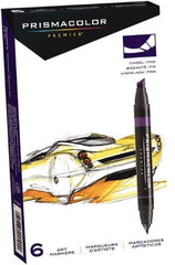 Prismacolor - French Grey 60 Art Marker - Brush Tip, Alcohol Based Ink - USA Tool & Supply