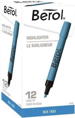 Sharpie - Blue Highlighter - Chisel Tip, AP Nontoxic Ink - USA Tool & Supply