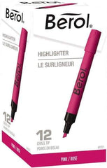 Sharpie - Pink Highlighter - Chisel Tip, AP Nontoxic Ink - USA Tool & Supply