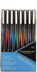 Prismacolor - Assorted Colors, Art Marker - Fine Tip, Alcohol Based Ink - USA Tool & Supply