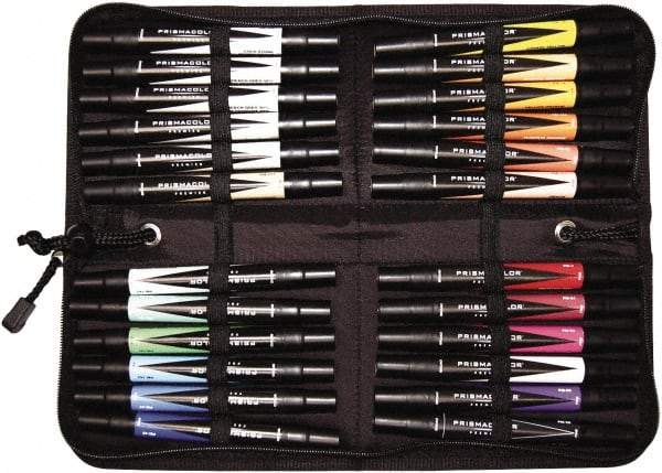 Prismacolor - Assorted Colors, Art Marker - Chisel Tip, Alcohol Based Ink - USA Tool & Supply