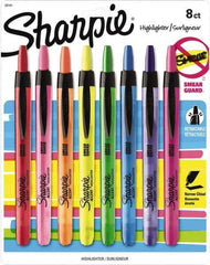 Sharpie - Assorted Colors, Highlighter - Chisel Tip, AP Nontoxic Ink - USA Tool & Supply