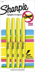 Sharpie - Fluorescent Yellow Highlighter - Chisel Tip, AP Nontoxic Ink - USA Tool & Supply