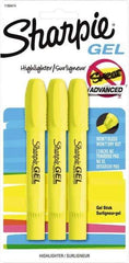 Sharpie - Fluorescent Yellow Highlighter - Chisel Tip, AP Nontoxic Ink - USA Tool & Supply