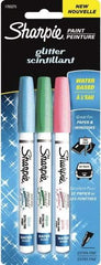 Sharpie - Blue, Green, Pink Paint Marker - Extra Fine Tip - USA Tool & Supply