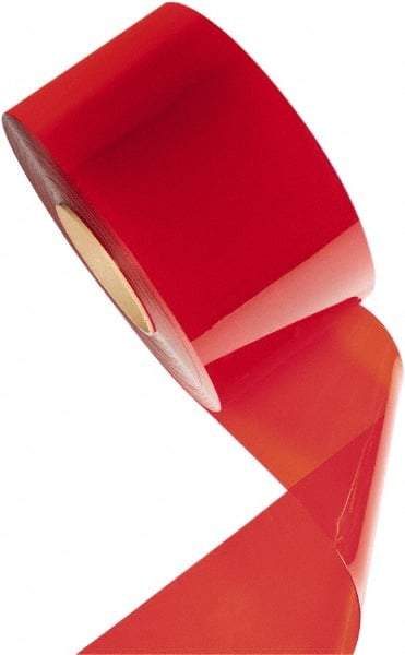 Aleco - Orange Replacement Vinyl Strip Standard Dock Curtain Strips - 12" Wide x 150' Long x 1/8" Thick, PVC - USA Tool & Supply