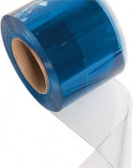 Aleco - Clear Replacement Vinyl Strip Low Temperature Dock Curtain Strips - 12" Wide x 200' Long x 1/8" Thick, PVC - USA Tool & Supply