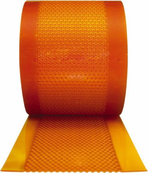Aleco - Amber Replacement Vinyl Strip Standard Dock Curtain Strips - 8" Wide x 150' Long x 0.08" Thick, PVC - USA Tool & Supply