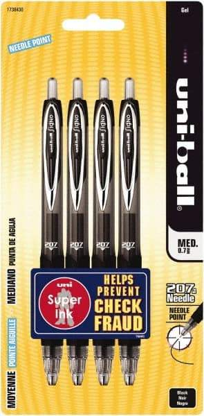 Uni-Ball - 0.7mm Retractable Pen - Black - USA Tool & Supply