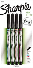 Sharpie - Fine Point Porous Point Pen - Assorted Colors - USA Tool & Supply