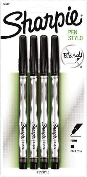 Sharpie - Fine Point Porous Point Pen - Black - USA Tool & Supply