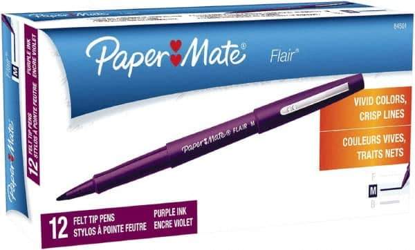 Paper Mate - Medium Porous Point Pen - Green - USA Tool & Supply