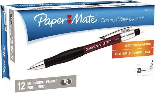 Paper Mate - 0.7mm Lead Mechanical Pencil - Black - USA Tool & Supply